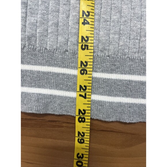 RYE 51 Men’s THE TRISTAN Cashmere Blend Cable Knit SS Polo Shirt Grey Size 2XL - Picture 10 of 12